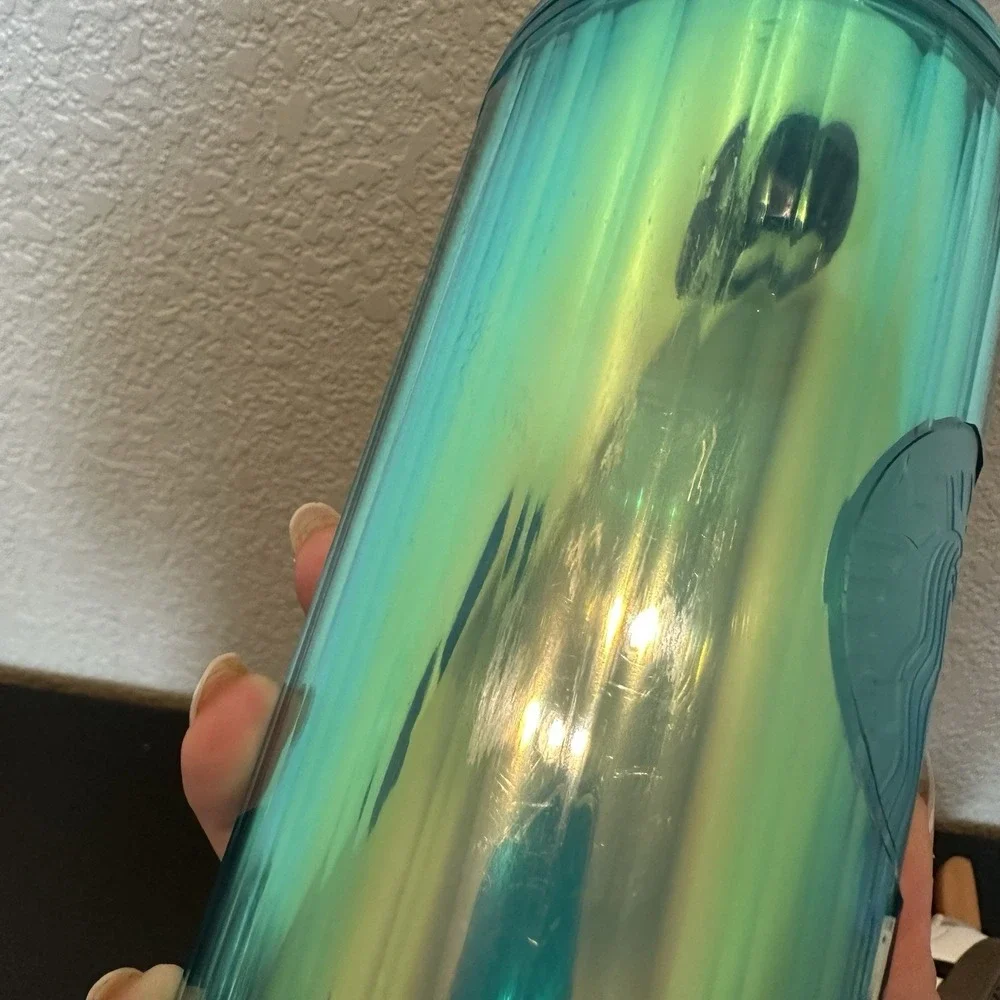 Starbucks - 2021 Summer Kaleidoscope Cold Cup - Turquoise - 24‎ oz